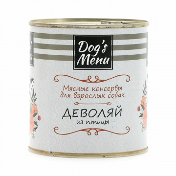 Dogs Menu ДЕВОЛЯЙ консервы 